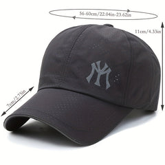 Breathable Mesh Baseball Cap Quick Drying Lightweight Sun Hat UV Protection