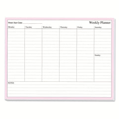 Undated Weekly Planner Notebook Daily To Do List Notepad