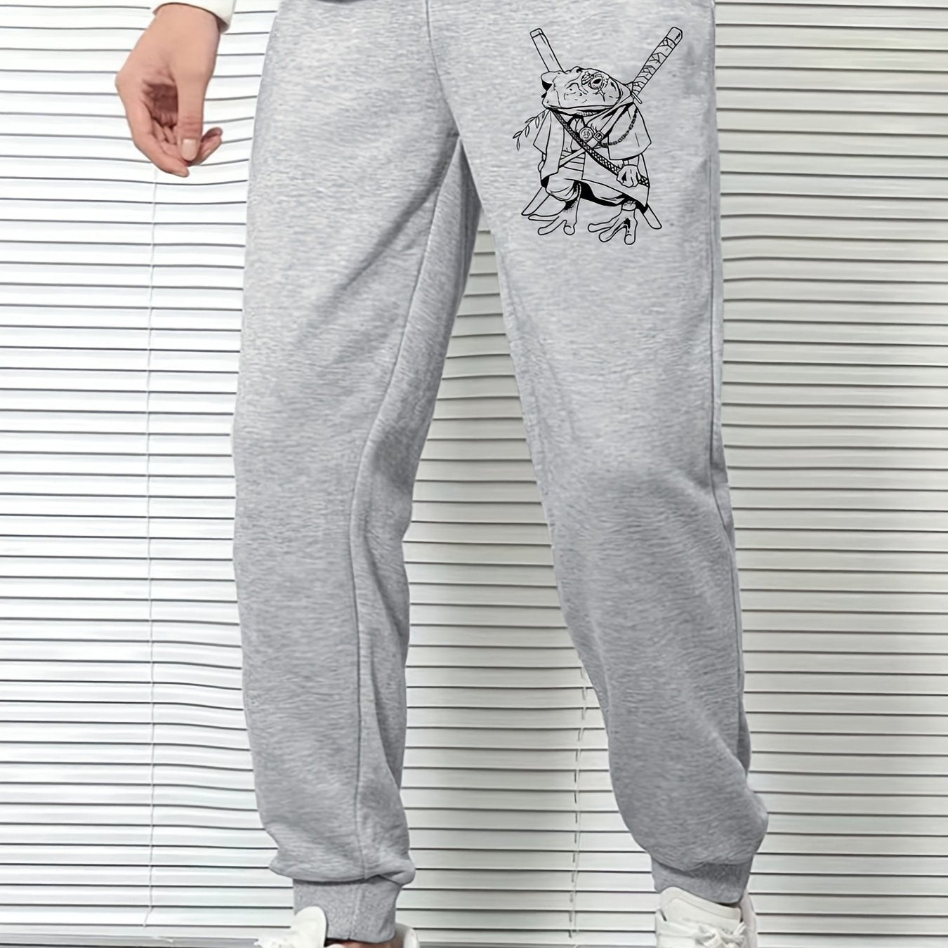 Kung Fu Frog Men's Drawstring Jogging Trousers