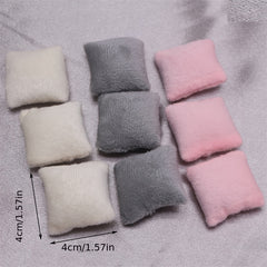 Mini Dollhouse Home Pillow Model Ornament Micro Bedroom Scene Sofa Cushion
