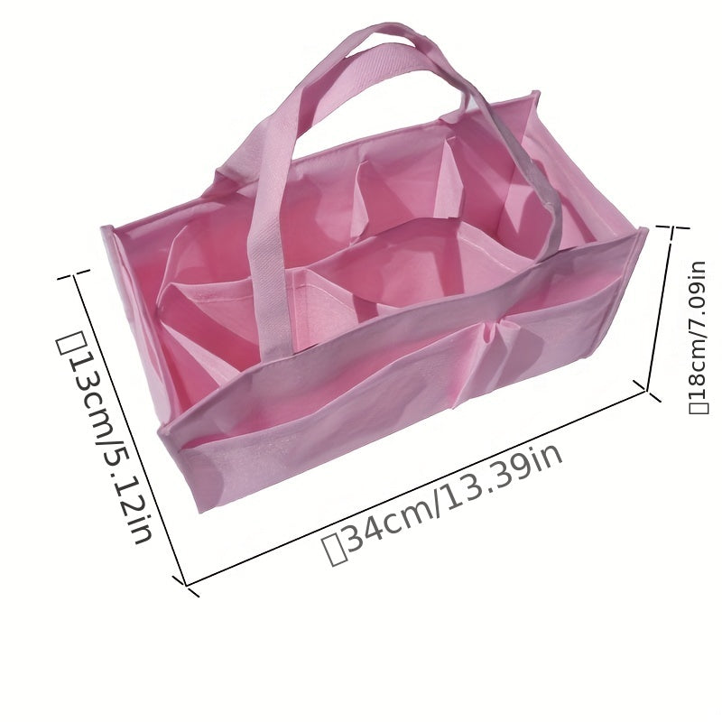 7 Grid Non Woven Hand Held Mommy Bag