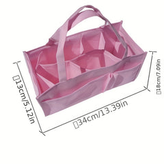 7 Grid Non Woven Hand Held Mommy Bag