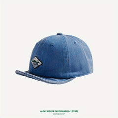Denim Short Brim Hat Baseball Cap Men Women