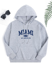Preppy Miami Hoodie Women's Sweatshirt
