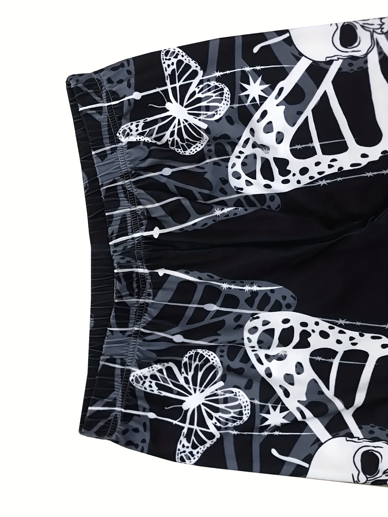 Butterfly Print Skinny Leggings Stretchy Casual Leggings Women's Clothing