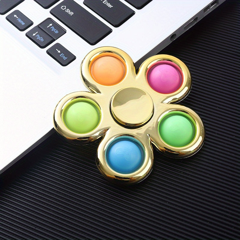 Electroplated Bubble Fun Finger Spinner
