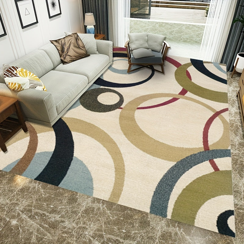 Modern Geometric Area Rug Soft Comfortable Nordic Carpet Machine Washable