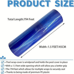 Winter Cover Sealer Above Ground Pool Covers 242.01m Windproof Pool Wrap