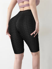 3Pcs Honeycomb Bermuda Sports Short Slim Fit Fitness Short Women's