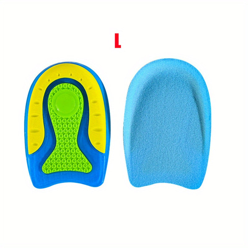 TPE Heightened Insole Height Increase Half Shoes Pad Men Women Soft Silicone Gel