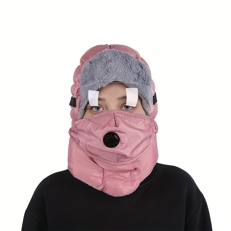 Unisex Winter Outdoor Trooper Trapper Plush Hat