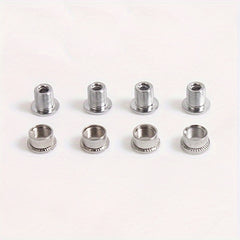 4PCS Titanium Plated Bike Chainring Bolts 6.5 8.5mm Crank Screw