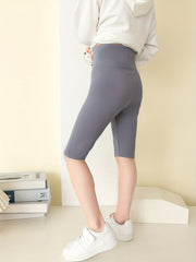 Girls Stretch Soft Leggings Elastic Waist Athletic Biker Shorts