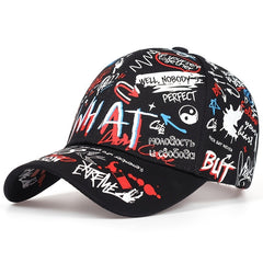 Men's Graffiti Baseball Cap Casual Sun Hat