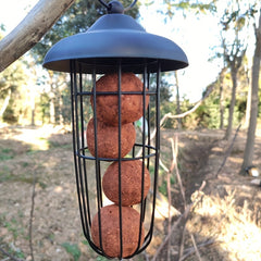 Automatic Bird Feeder Metal Ball Type Hanging Spray Outdoor Dispenser