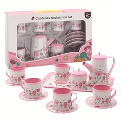 Girls Toys Tea Set Toy DIY Pretend Play Toy for Children Kids