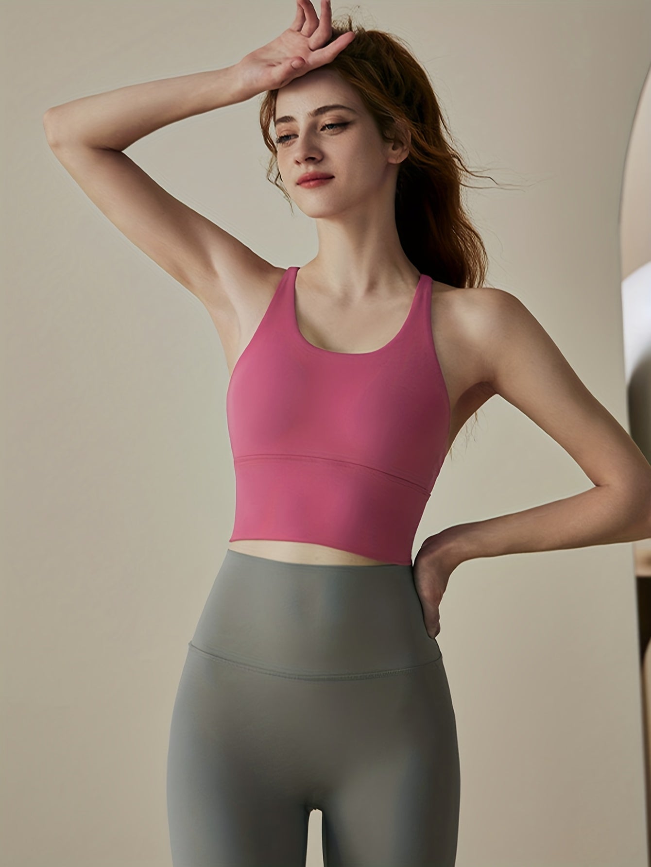 Criss Cross Tank Top Sleeveless Yoga Workout Top