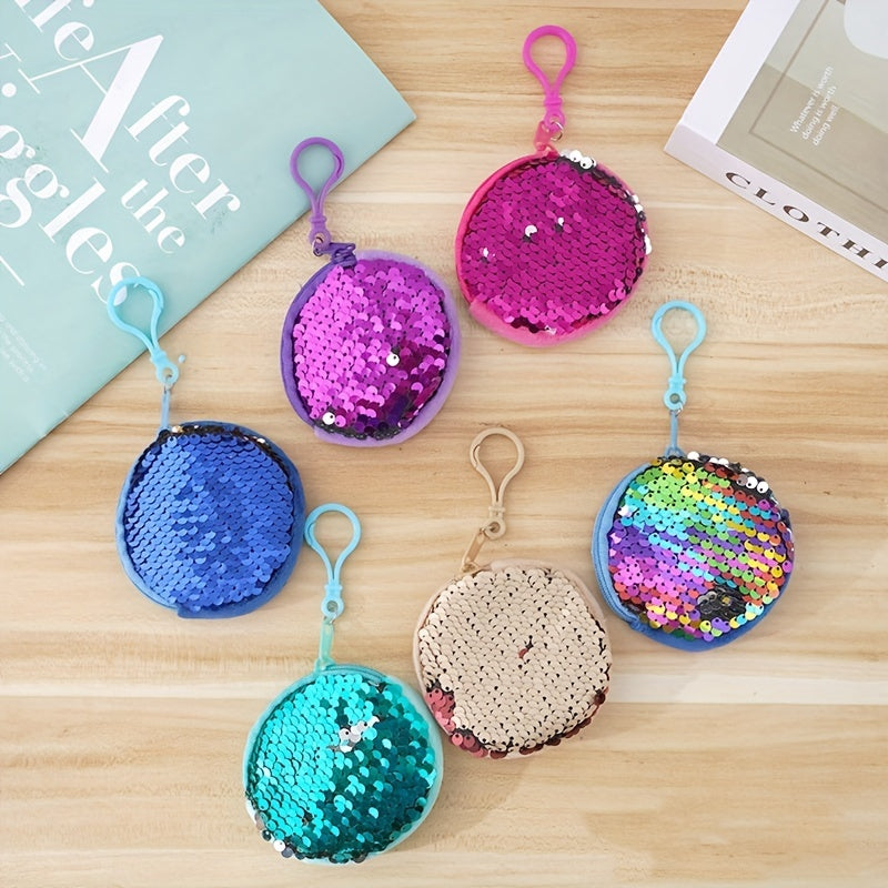 Sequin Coin Purse Mini Storage Bag School Bag Pendant Gift For Girls