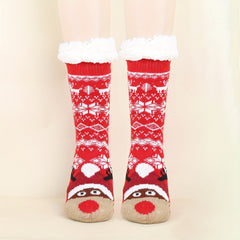 Warm Fuzzy Gripper Slipper Socks Cozy Sleep Winter Socks