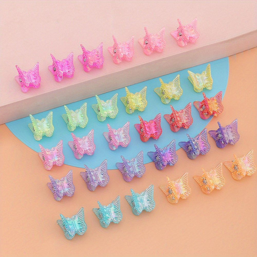 30pcs Butterfly Hair Claw Clips Great Gift for Girls