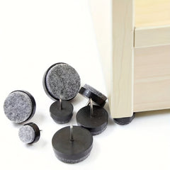 4pcs Furniture Glide Screw On Felt Pad Slider Floor Protector