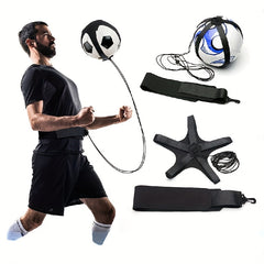Adjustable Elastic Football Kick Trainer for Single Practicing