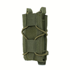 9MM Single Mag Pouch Molle Flashlight Holder