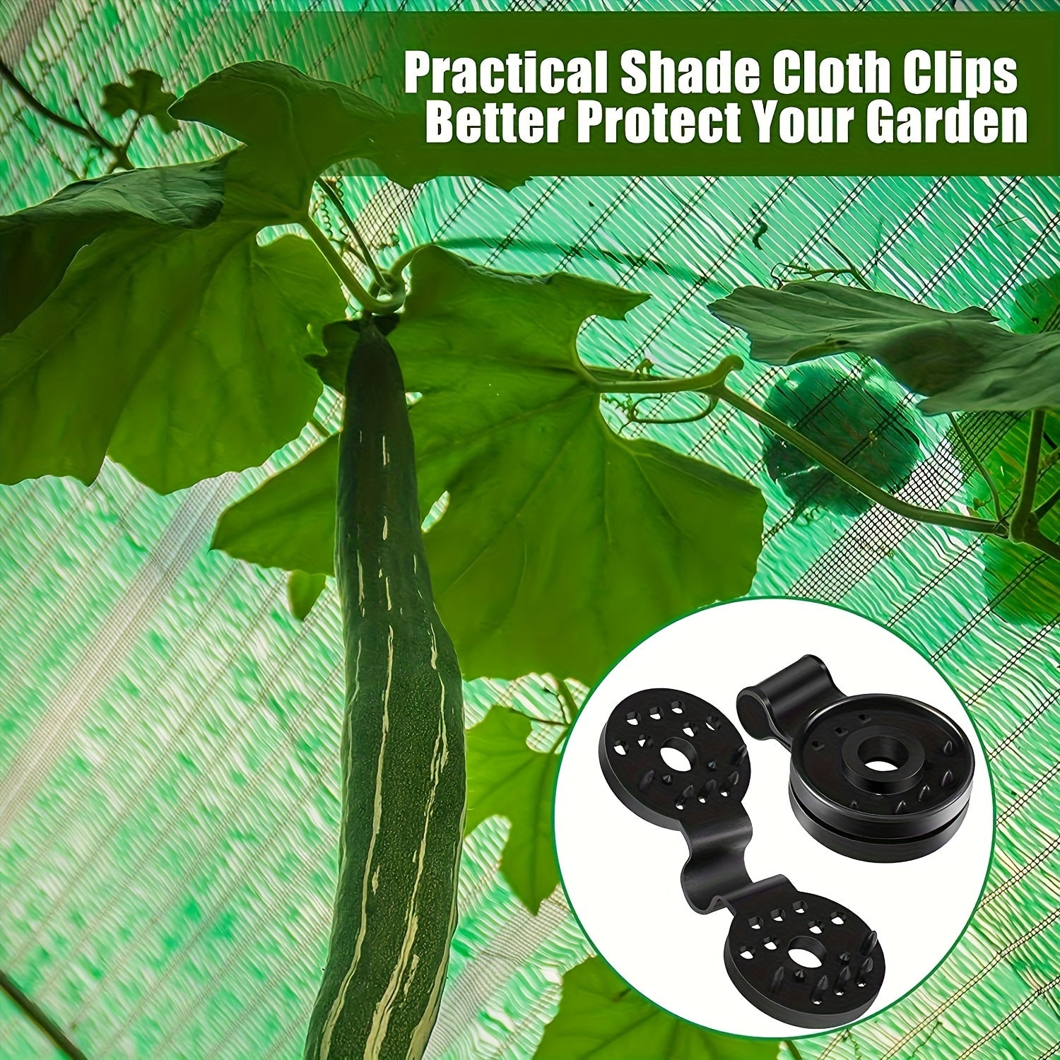 10pcs Net Fixed Clips Sunshade Gardening Net Clips Camping Tent Awning Clamp