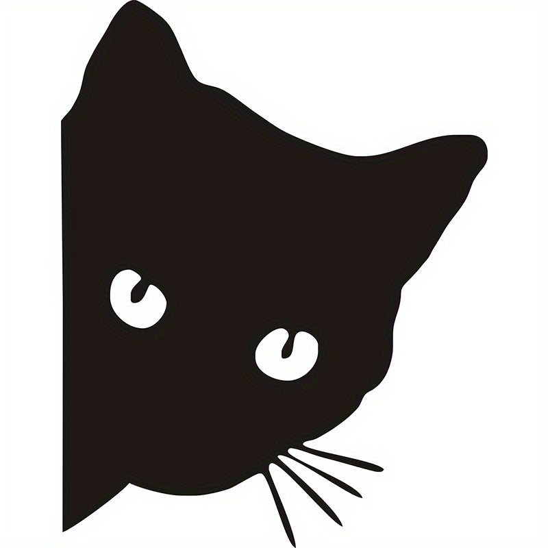Car Cat Peeking Sticker Vinyl Decal Car Styling Decoration Accessories