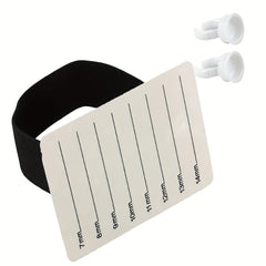 Lash Holder Plate with Adjustable Strap & 10 Glue Rings