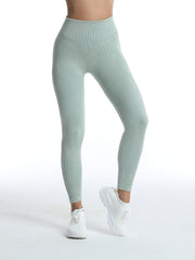 High Waist Yoga Sports Leggings Moisture Absorbing Workout Slimming Pants