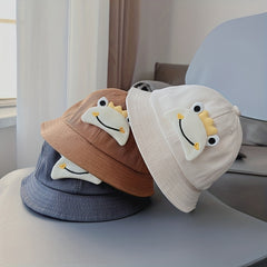 Kids Cartoon Wide Brim Fisherman Hat for Boys and Girls