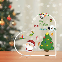 Christmas Acrylic Love Decoration - Party Wedding Room Decor