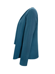 Solid Open Front Cardigan Long Sleeve Knit Outwear For Women