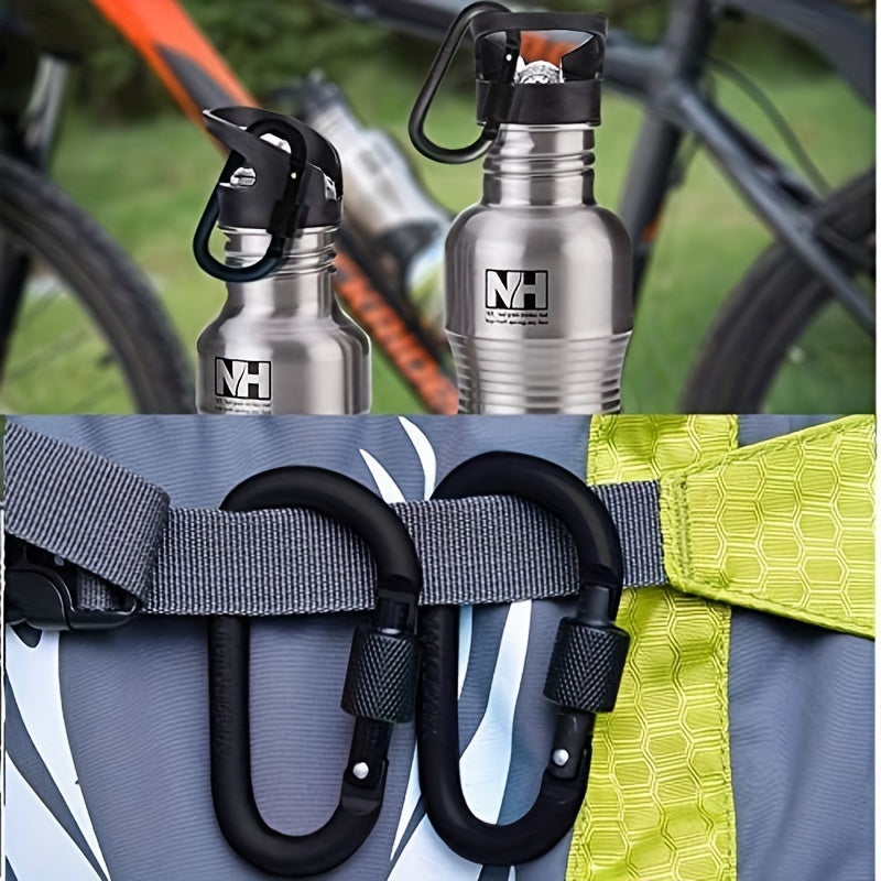 10pcs Aluminum D Ring Buckle for Camping Hiking Fishing