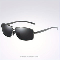 Men's Polarized Sunglasses Aluminium Metal Frame UV Protection