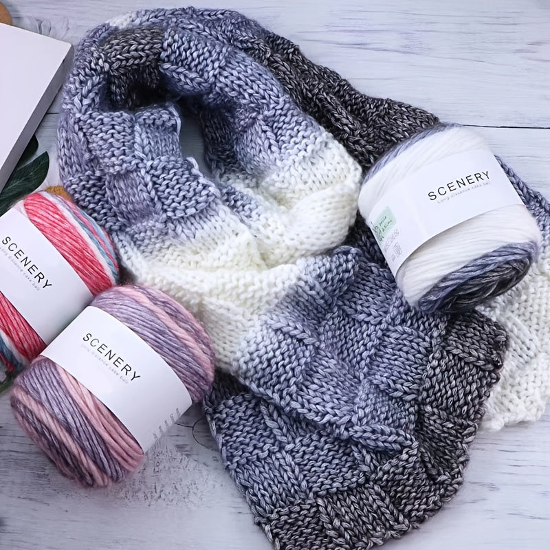 40 Acrylic 60 Polyester Soft Cake Thread Yarn for Crocheting and Knitting