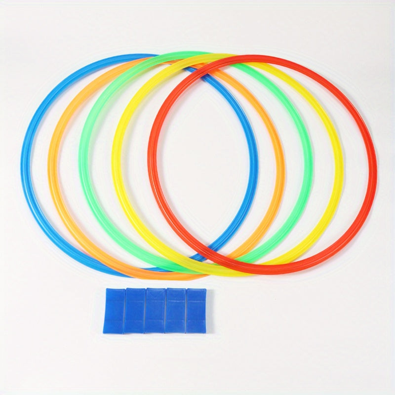 10pcs Hopscotch Ring Game Obstacle Course Balance Agility Training