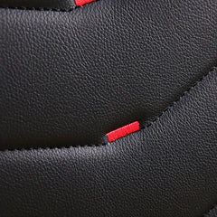 5 seat Full Coverage Faux Leather Car Universal Seat Cover with Waist Support