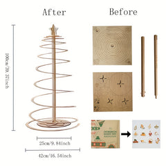 DIY Christmas Tree 100cm w/ 12 Decorations