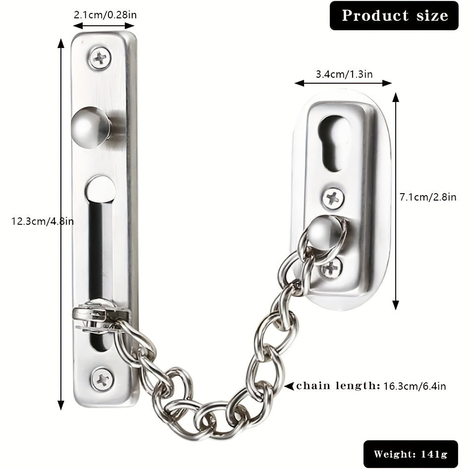 304 Stainless Steel Anti-theft Chain Safety Lock Bolt Insert Pin