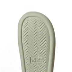 Men's Embossed Letter Slides Non Slip Slippers