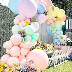 Summer Ice Cream Balloon Set - 137 Latex Balloons, 4 Aluminum Balloons