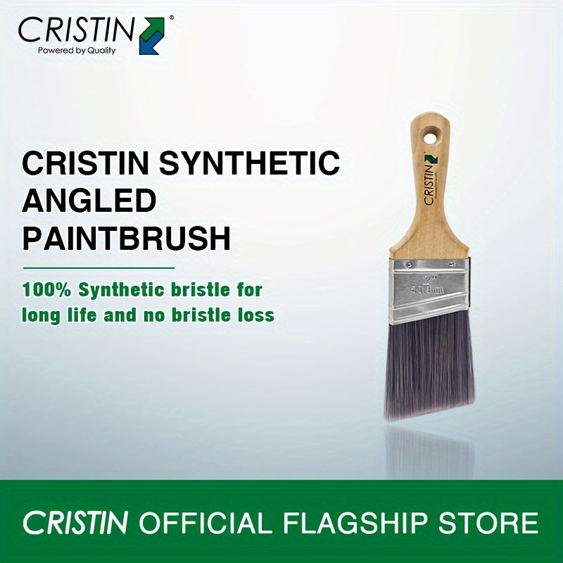 Cristin Synthetic Angled Paintbrush Mini Cutter Cutting In & Framing Brush