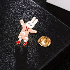 Bunny Brooch for Boys Backpack Hat Clothes