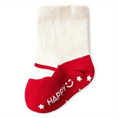 Girls Non Slip Floor Socks Breathable First Walking Shoes