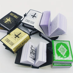Mini Bible Paper Book Model Toy Dollhouse Furniture Decoration