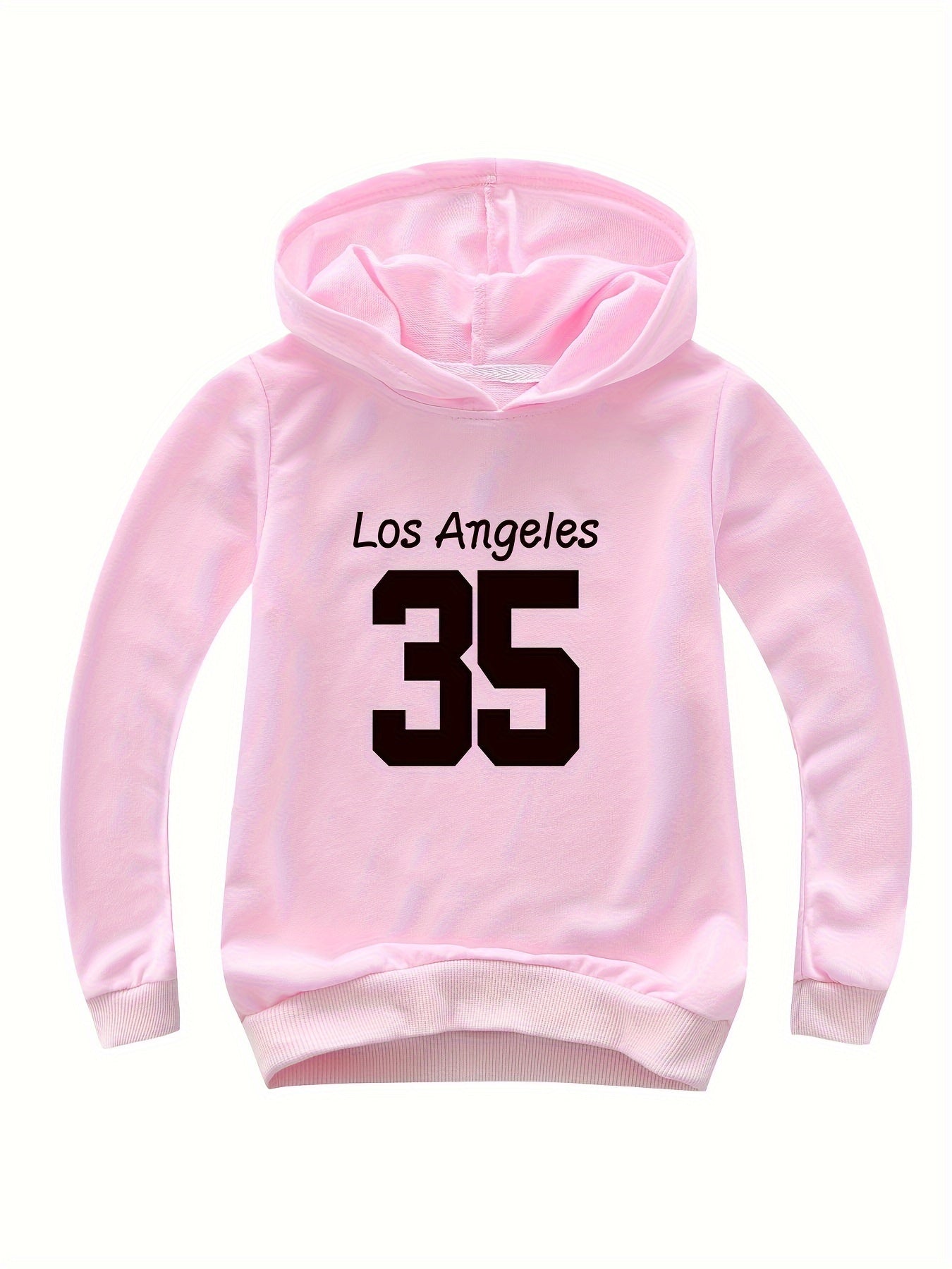 Girls Pullover Hooded Sweatshirt for Autumn Winter