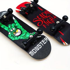 32MM Finger Board Maple Wood Skateboard Creative Gift For Teenagers