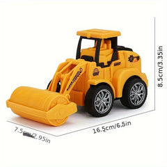 Excavator Roller Toy Inertial Car Bulldozer Farmer Grass Shovel Model Car